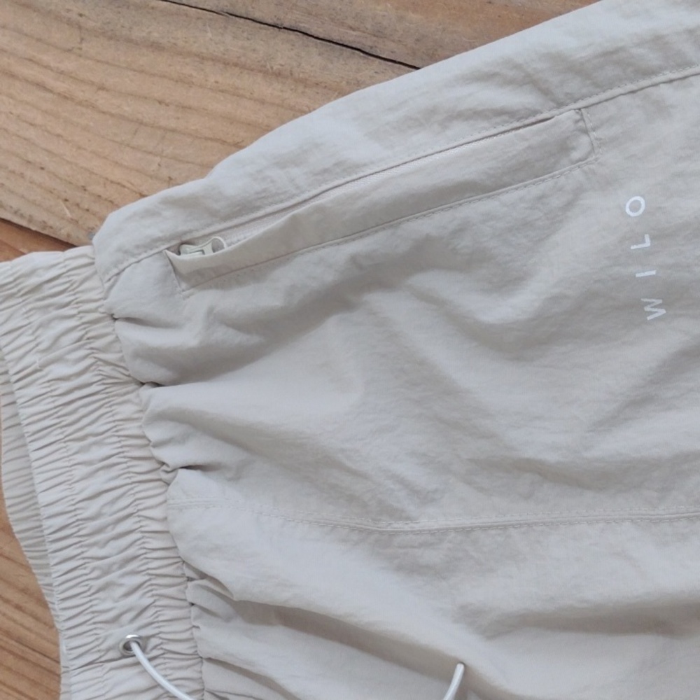 Wilo The Label Tan Elastic Drawstring Waist Parac… - image 6